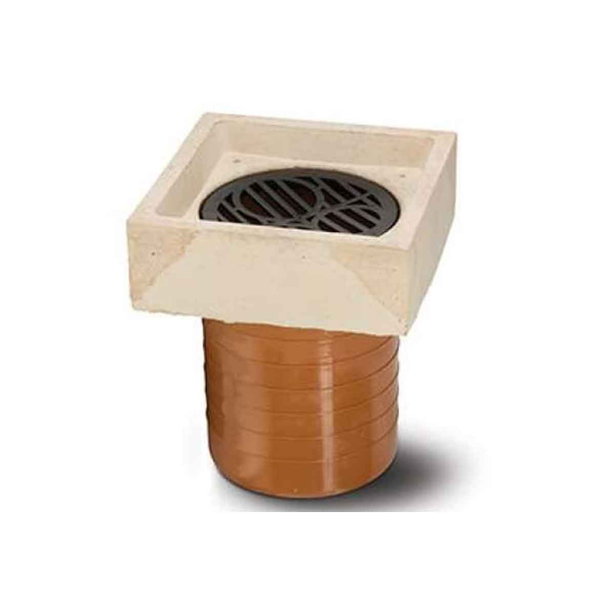 110mm Underground Anti Splash Bottle Gully Concrete Surround