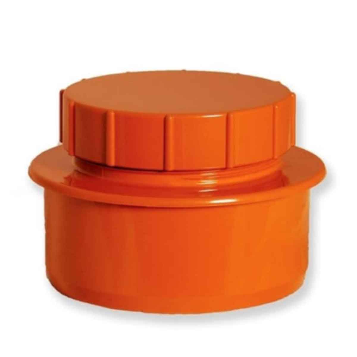 110mm Underground Screwed Access Cap Solvent Socket
