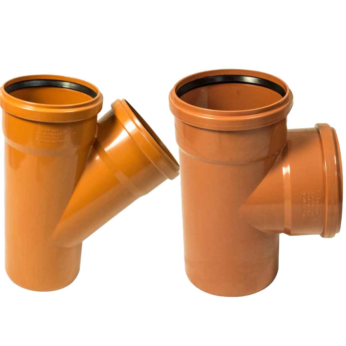 160mm Underground Double Socket Branch