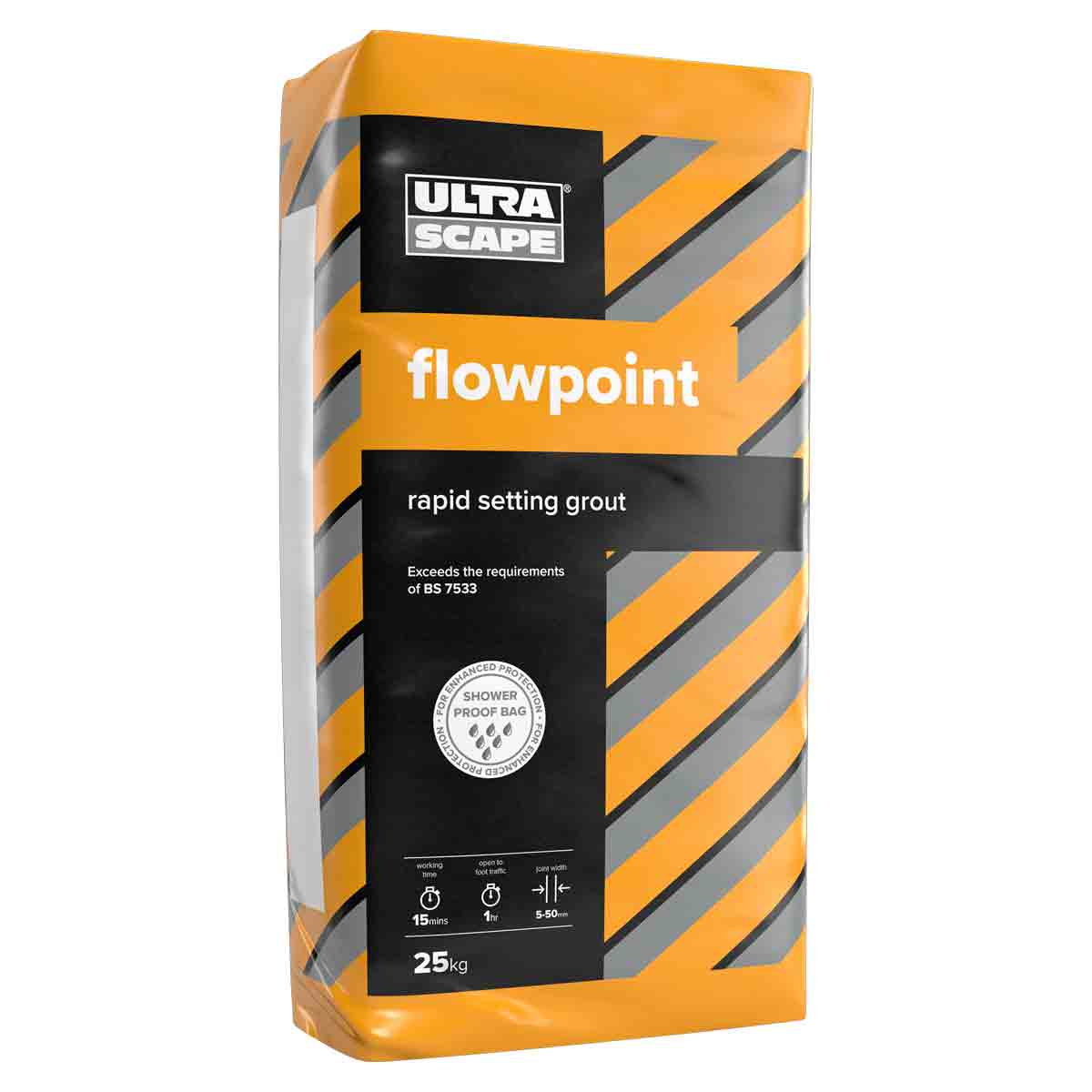 UltraScape Flowpoint Grout 25kg - Fine Grey