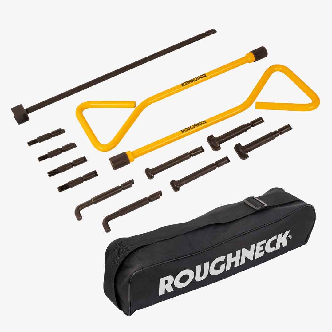 Roughneck Universal Manhole Key Kit - 13 Piece