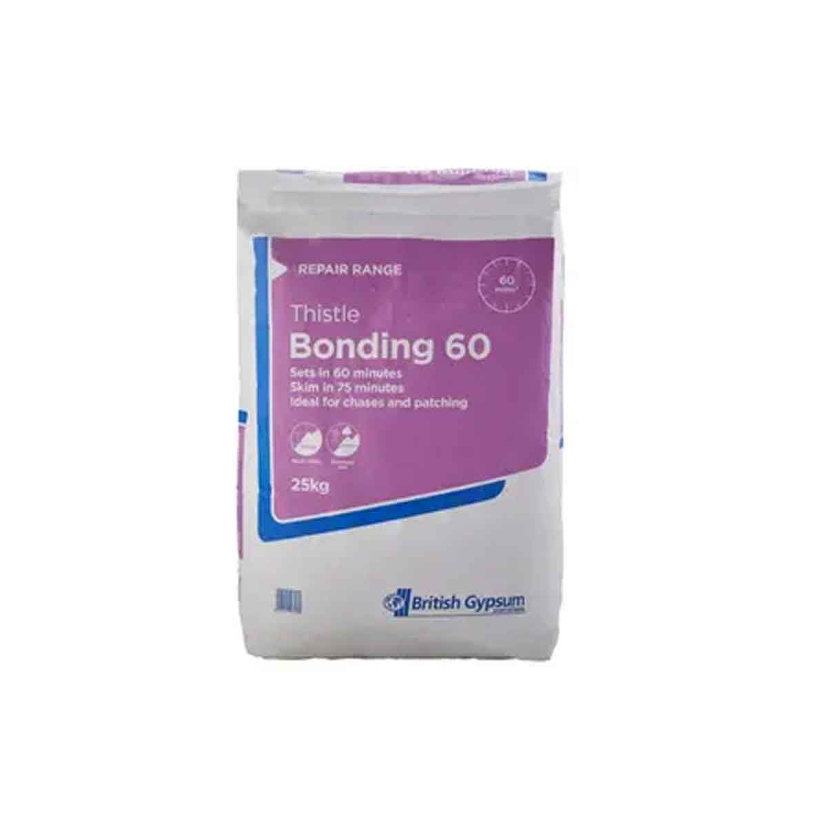 British Gypsum Thistle Bonding 60 Plaster 25kg